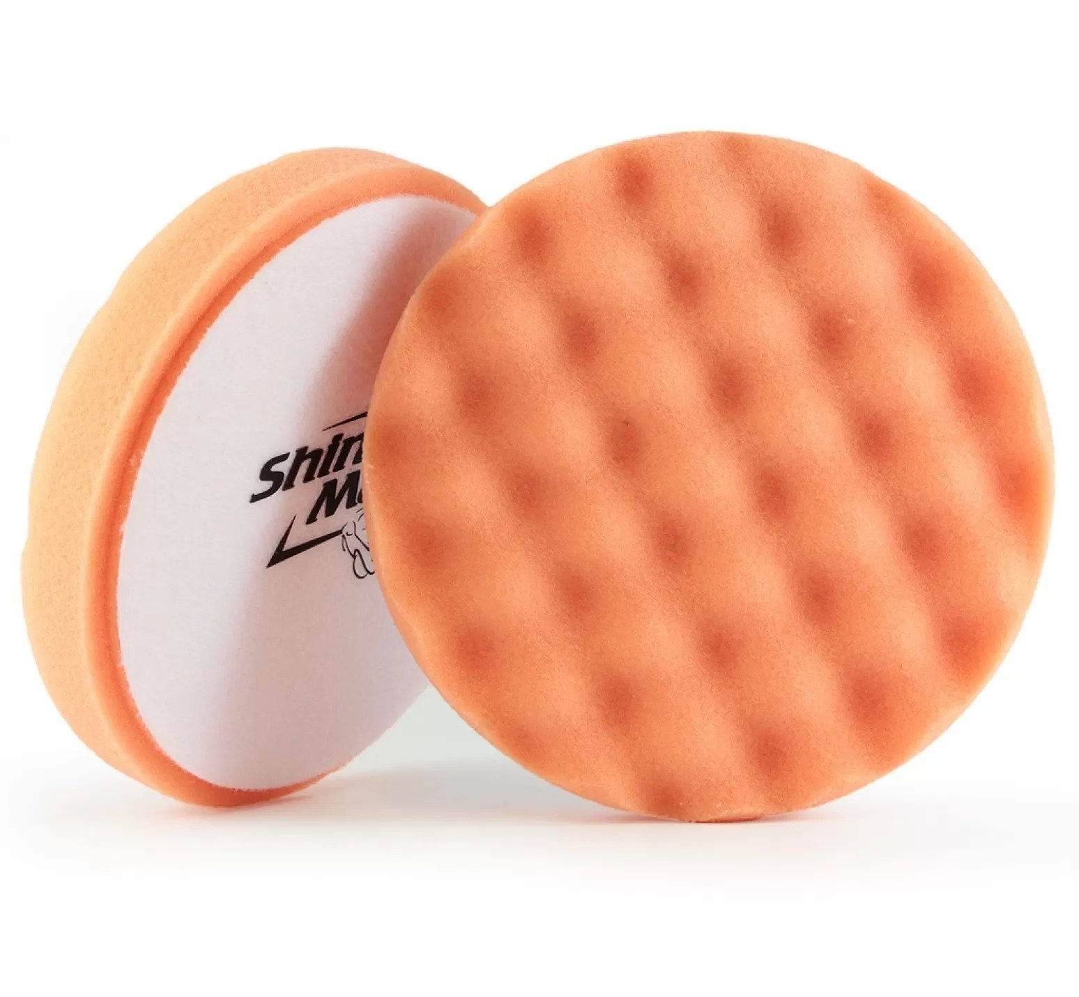 ShineMate - Waffle Orange Light Cutting Pad 6"
