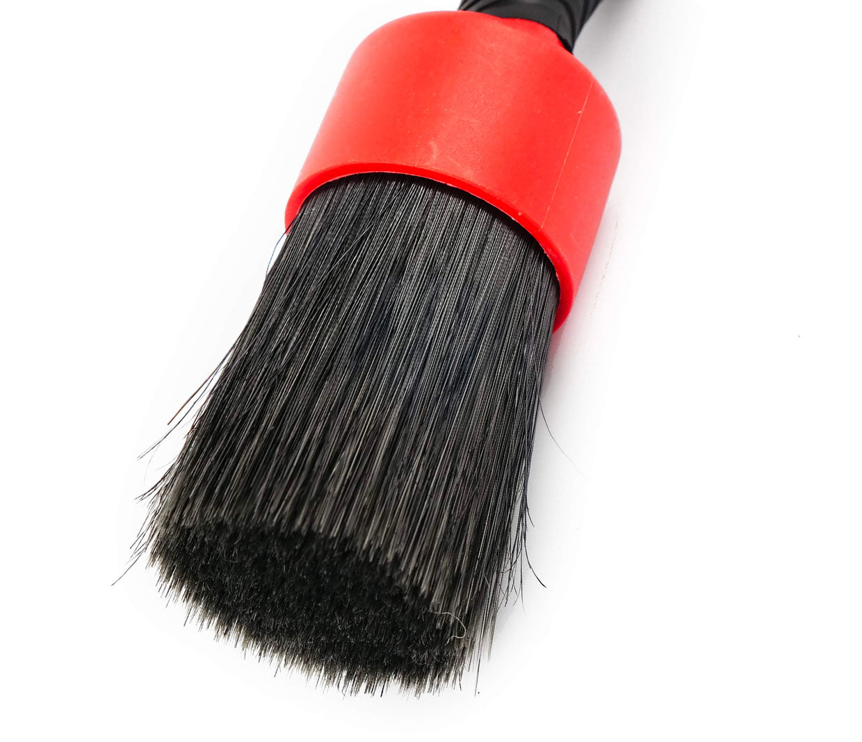 Maxshine Mixed Bristle Detailing Stubby Brush - Red