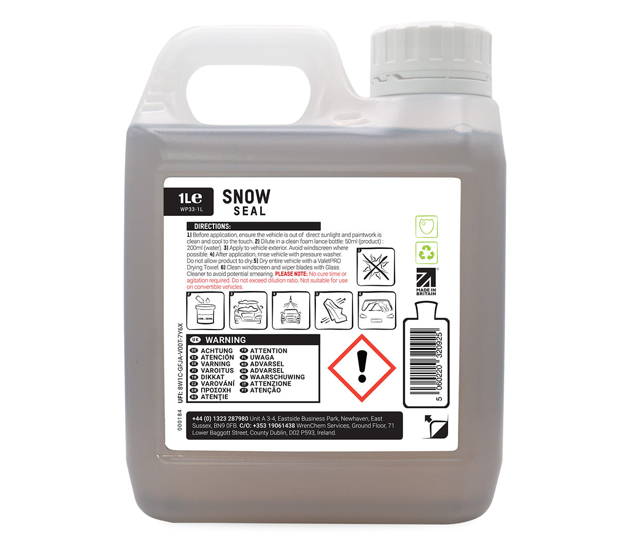 Valet Pro - Snow Seal Si02 Foam Sealant