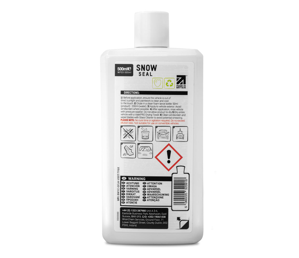 Valet Pro - Snow Seal Si02 Foam Sealant