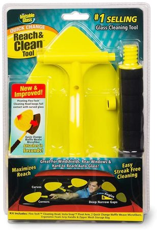 Invisible Glass Quick Change Reach & Clean Tool 