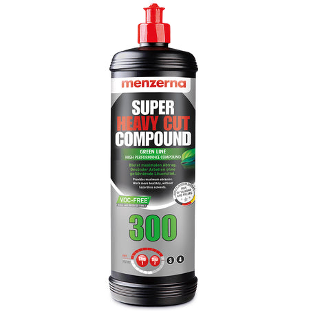 Menzerna Super Heavy Cut Compound 300 Green Line (2 Sizes)