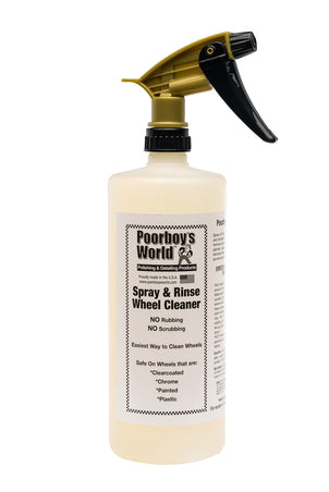 Poorboy's World Spray and Rinse Wheel Cleaner (2 Sizes)