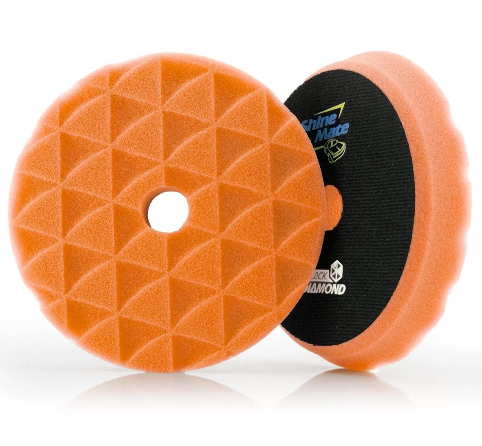 ShineMate - Black Diamond Orange Light Cutting Pad 6"