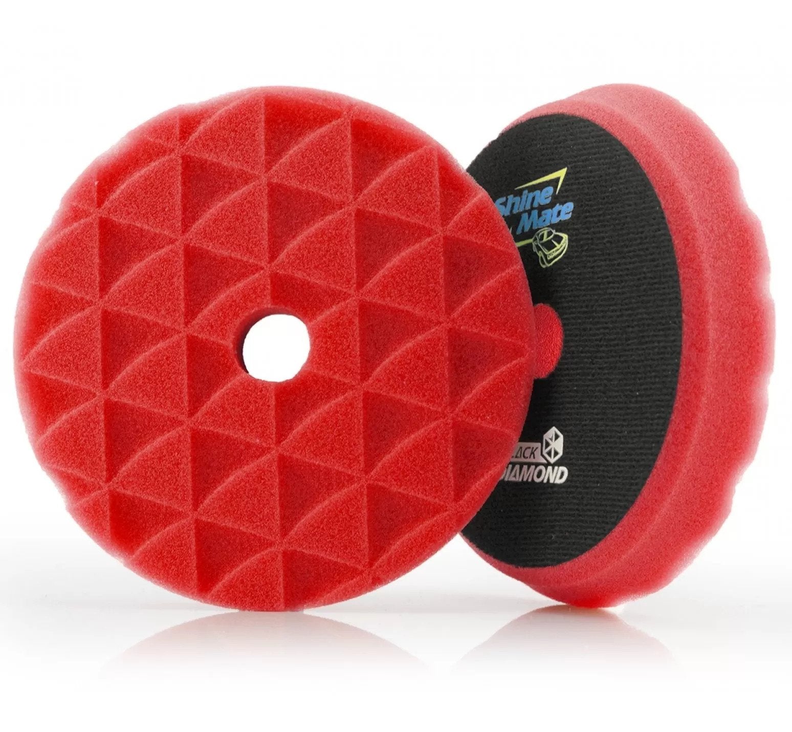 ShineMate - Black Diamond Red Finishing Pad 6"