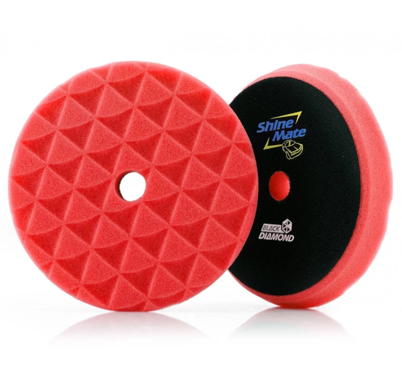 ShineMate - Black Diamond Red Finishing Pad 7"