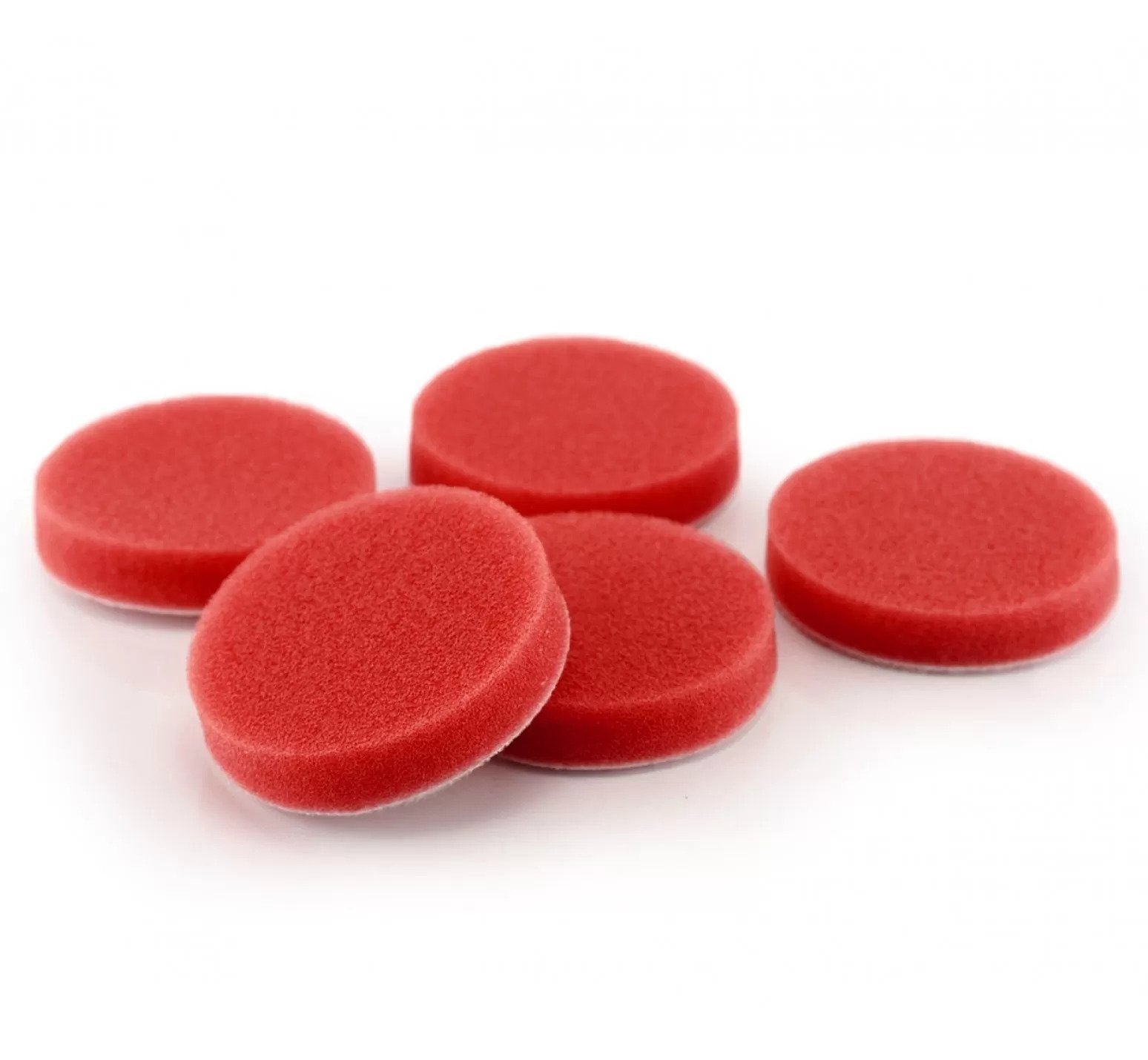 ShineMate – 2.2" Red Finishing Pads – 5 Pack