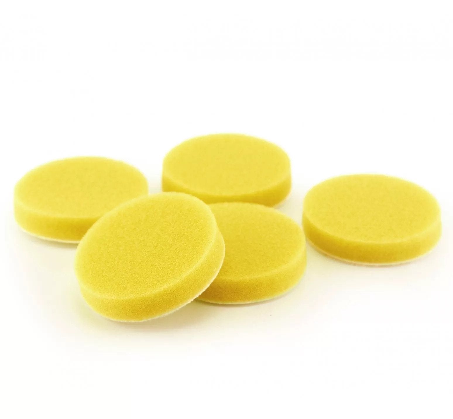 ShineMate – 2.2" Yellow Medium Cut Pads – 5 Pack