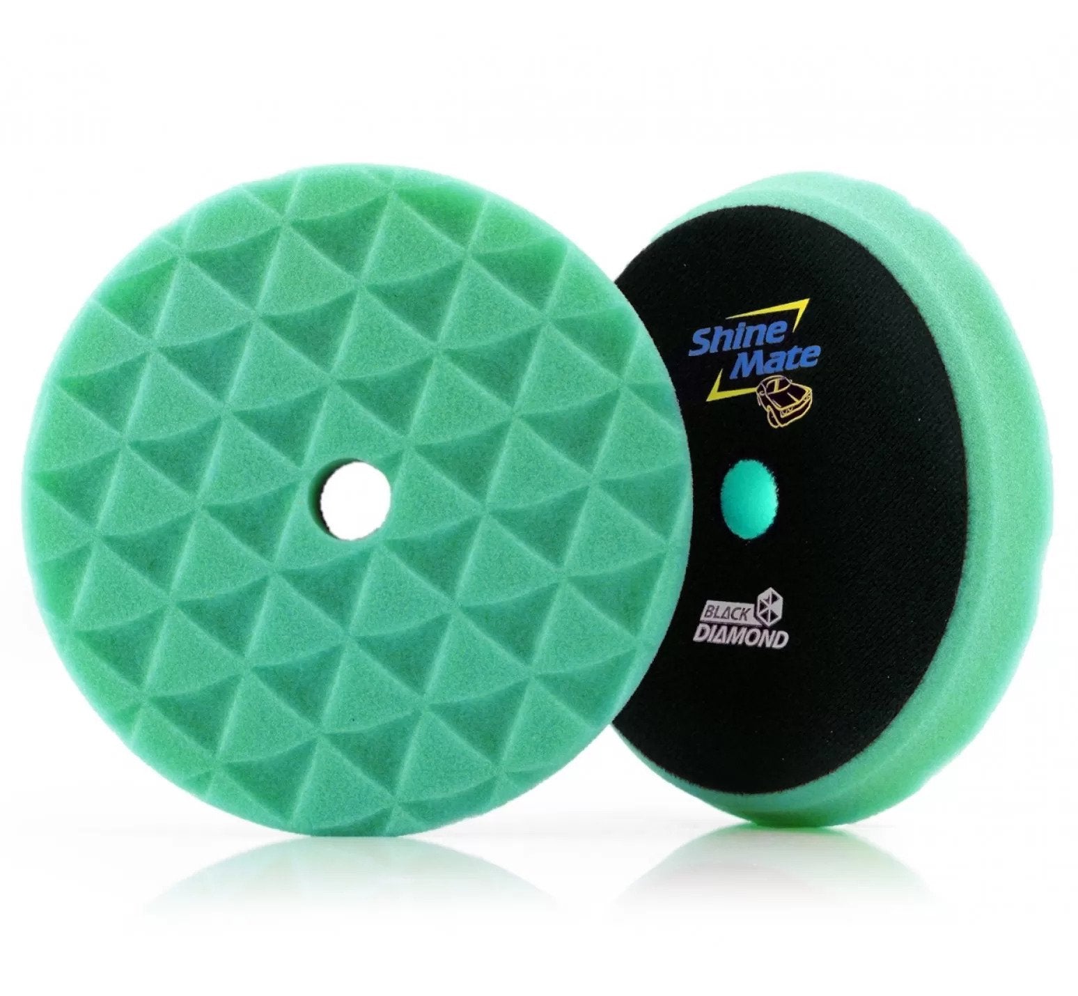 ShineMate – Black Diamond Green Heavy Cutting Pad 7"