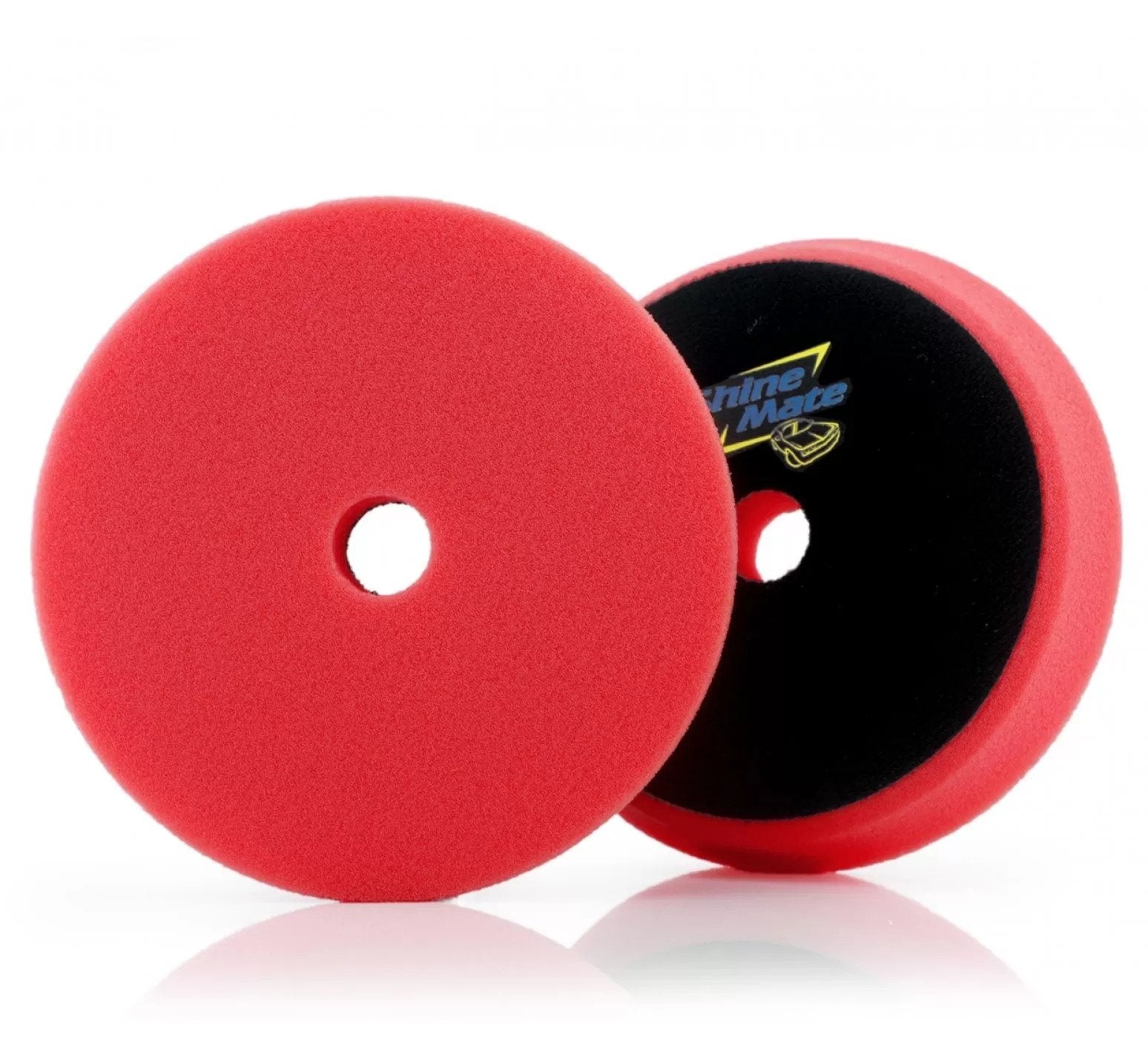 ShineMate – Flat Foam Pad Red Finishing Pad 6”