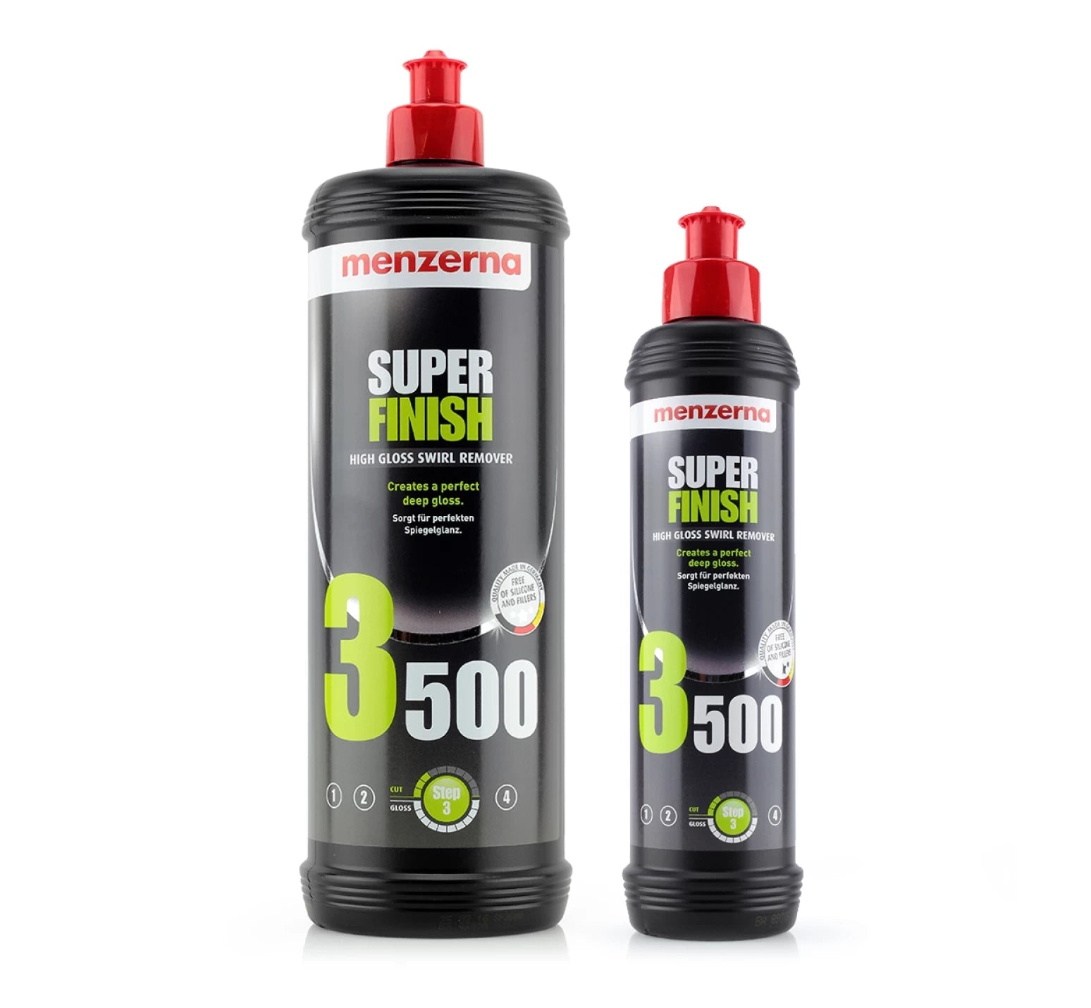 Menzerna Super 3500 Medium 2500 and Heavy 1000 Polishing Compound Kit