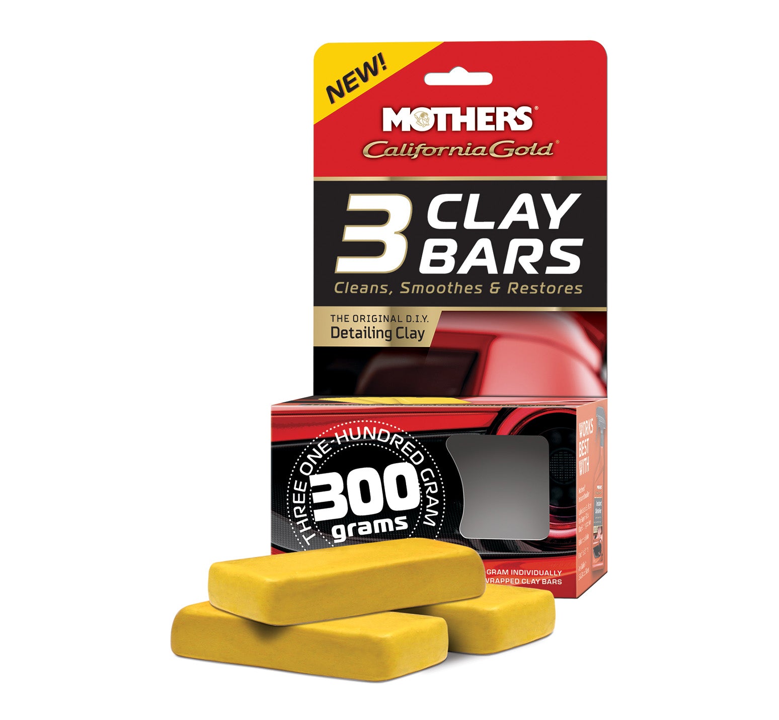 Mothers California Gold 3 Clay Bars