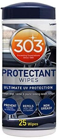 303 Automotive Protectant Wipes (25 Wipes)