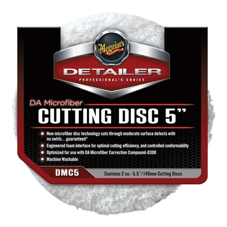 Meguiar's DA Microfibre Cutting Disc 5&quot; - 2 Pack