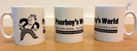 Poorboy's World Mug - Comes with free sticker and Teabag!