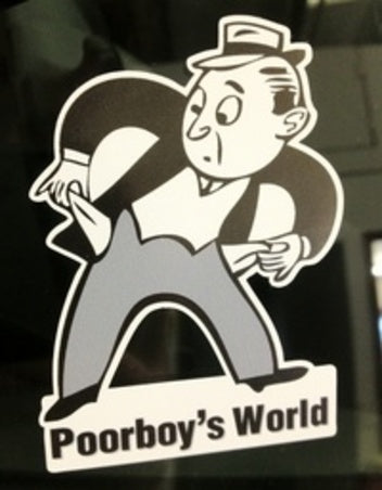 Poorboy's World Sticker